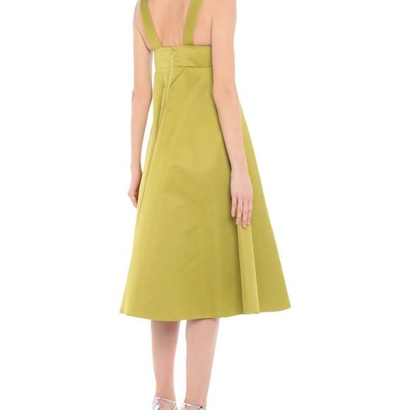 Ladies Dresses Rochas Green Dress Rochas Chartreuse A-line Dress Sz 44